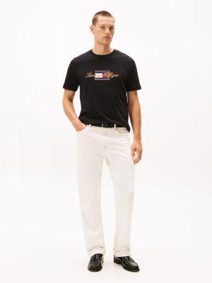 Embroidered Gold Logo T-Shirt Product Image