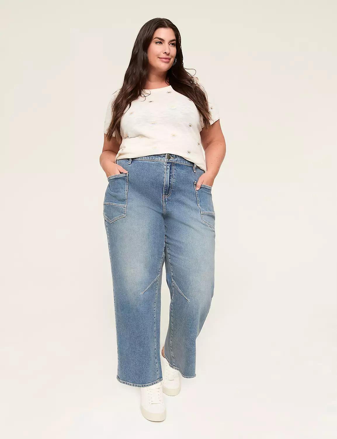 Relaxed Straight Fit Ankle Jean Product Image