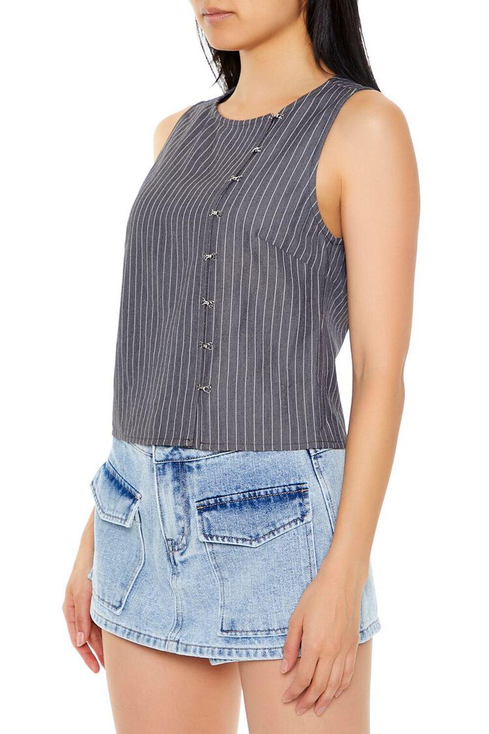 Pinstriped Sleeveless Top | Forever 21 Product Image