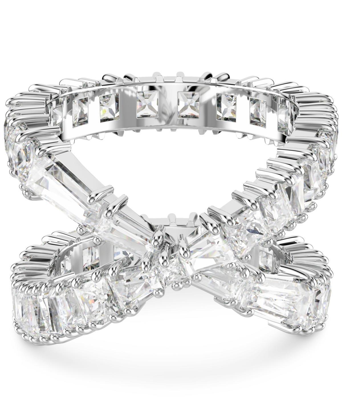 Womens Hyperbola Crystal Infinity Ring Product Image