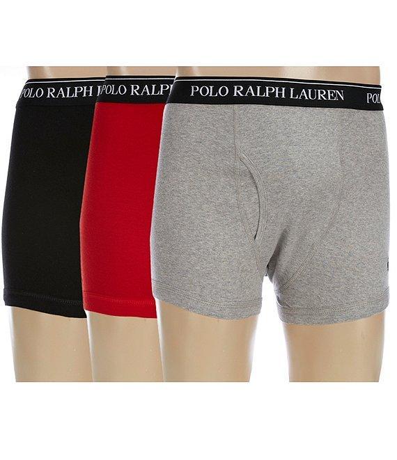 Polo Ralph Lauren Classic Fit Assorted Boxer Briefs 3-Pack Product Image