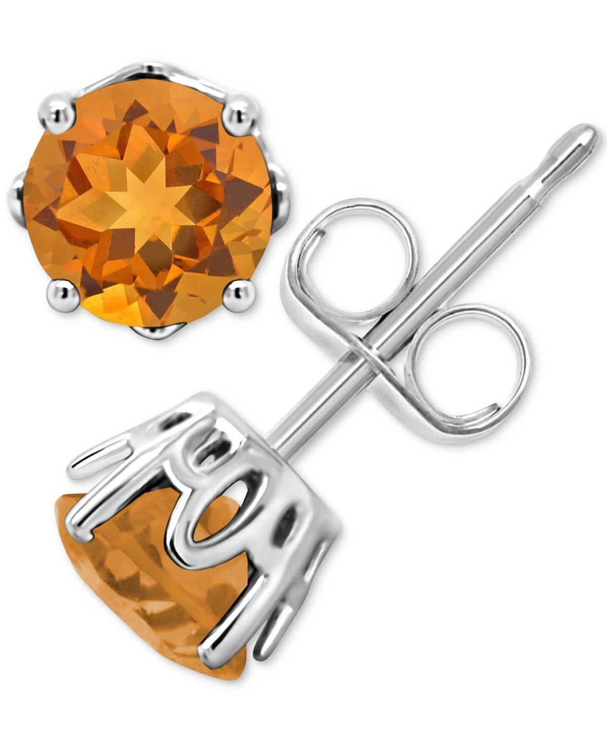 Celebration Gems Sterling Silver Aquamarine Stud Earrings, Women's, Blue Product Image