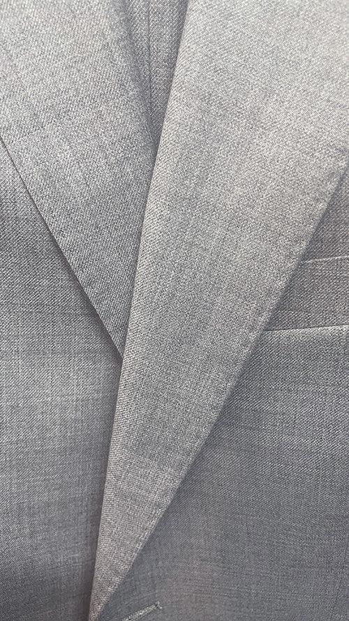 (Limited Sizes) 100% Virgin Wool Regular Fit Light Gray Suit Product Image