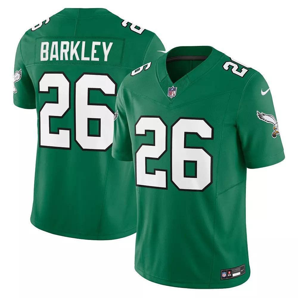 Men's Nike Saquon Barkley Kelly Green Philadelphia Eagles Alternate Vapor F.U.S.E. Limited Jersey, Size: 2XL Product Image