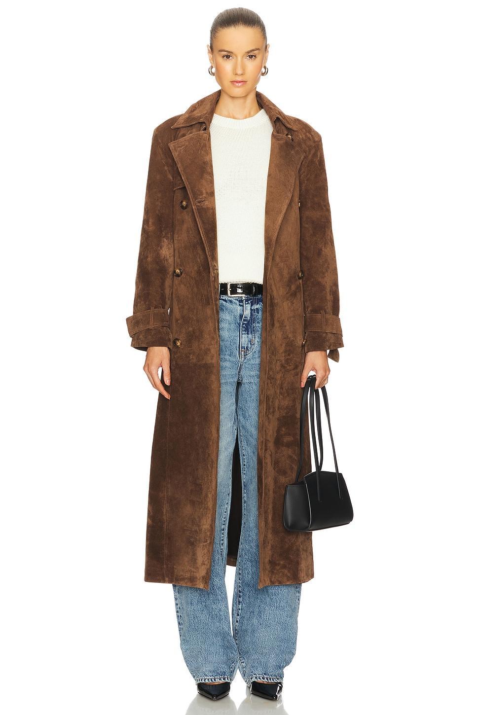 Corrin Suede Coat Ducie Product Image