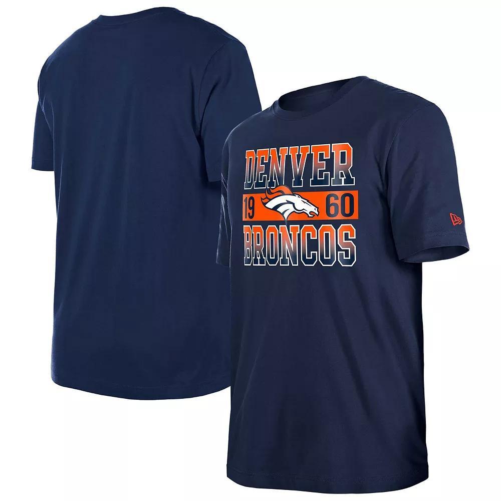 Men's New Era Navy Denver Broncos City Team T-Shirt, Size: XL, Blue Product Image