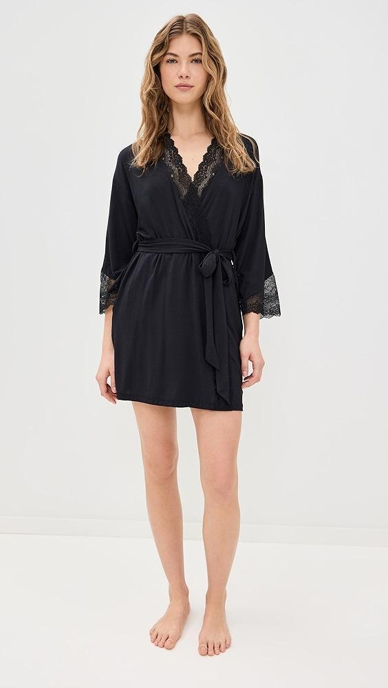 Eberjey Lara Short Robe | Shopbop Product Image
