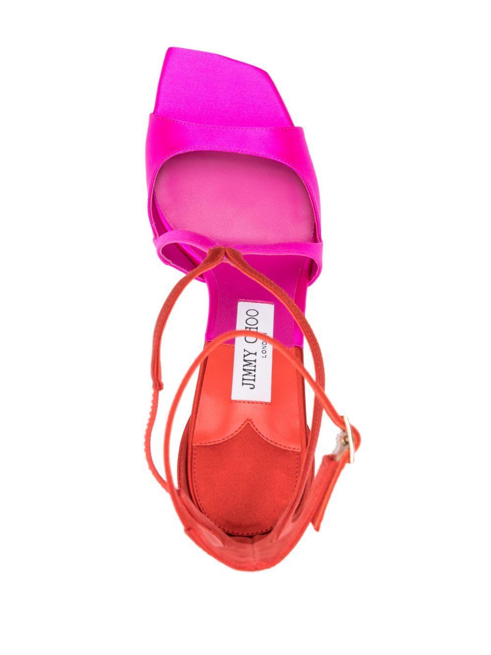 Azia 95mm satin sandals Product Image