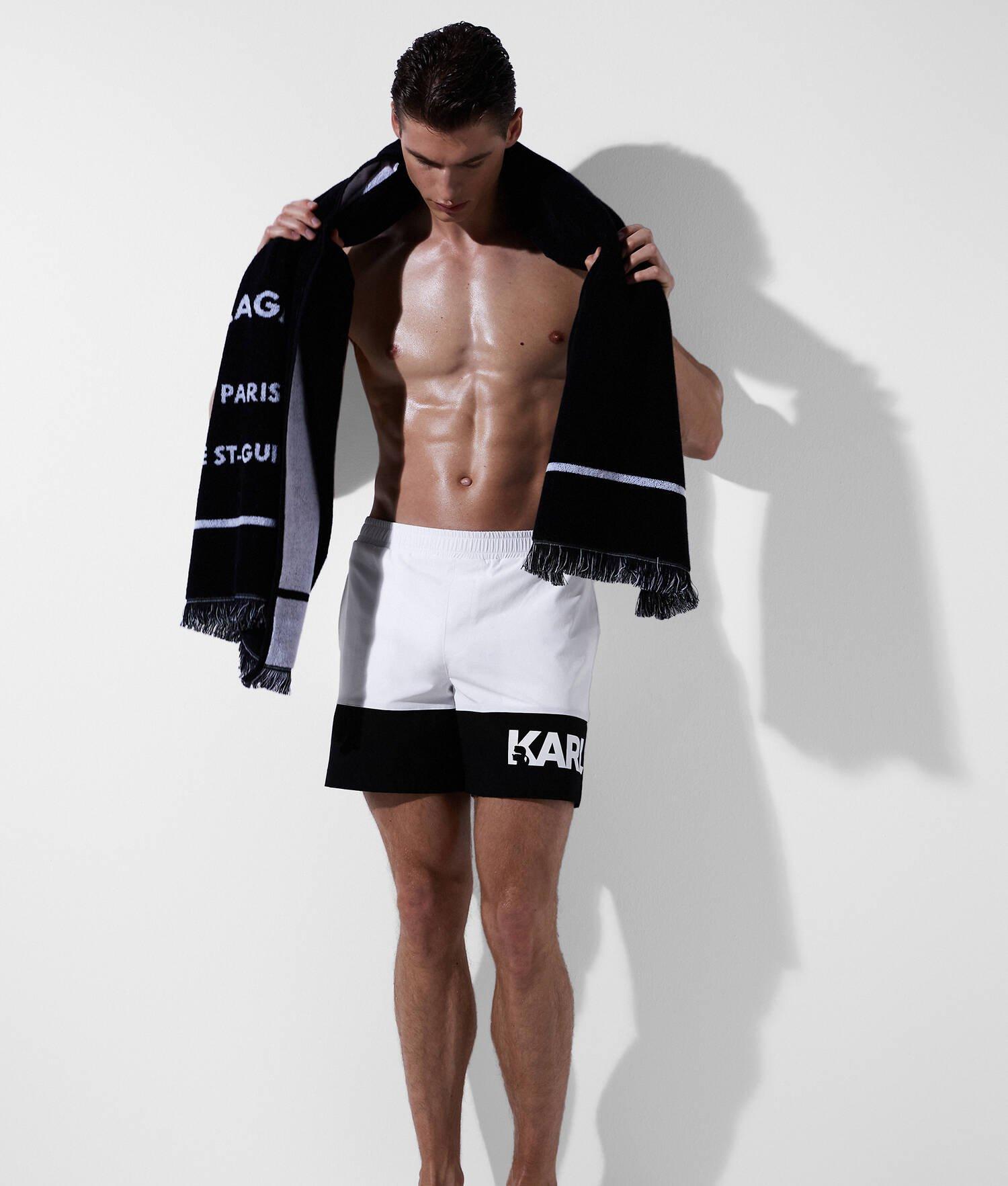 COLOR-BLOCK BOARD SHORTS Product Image