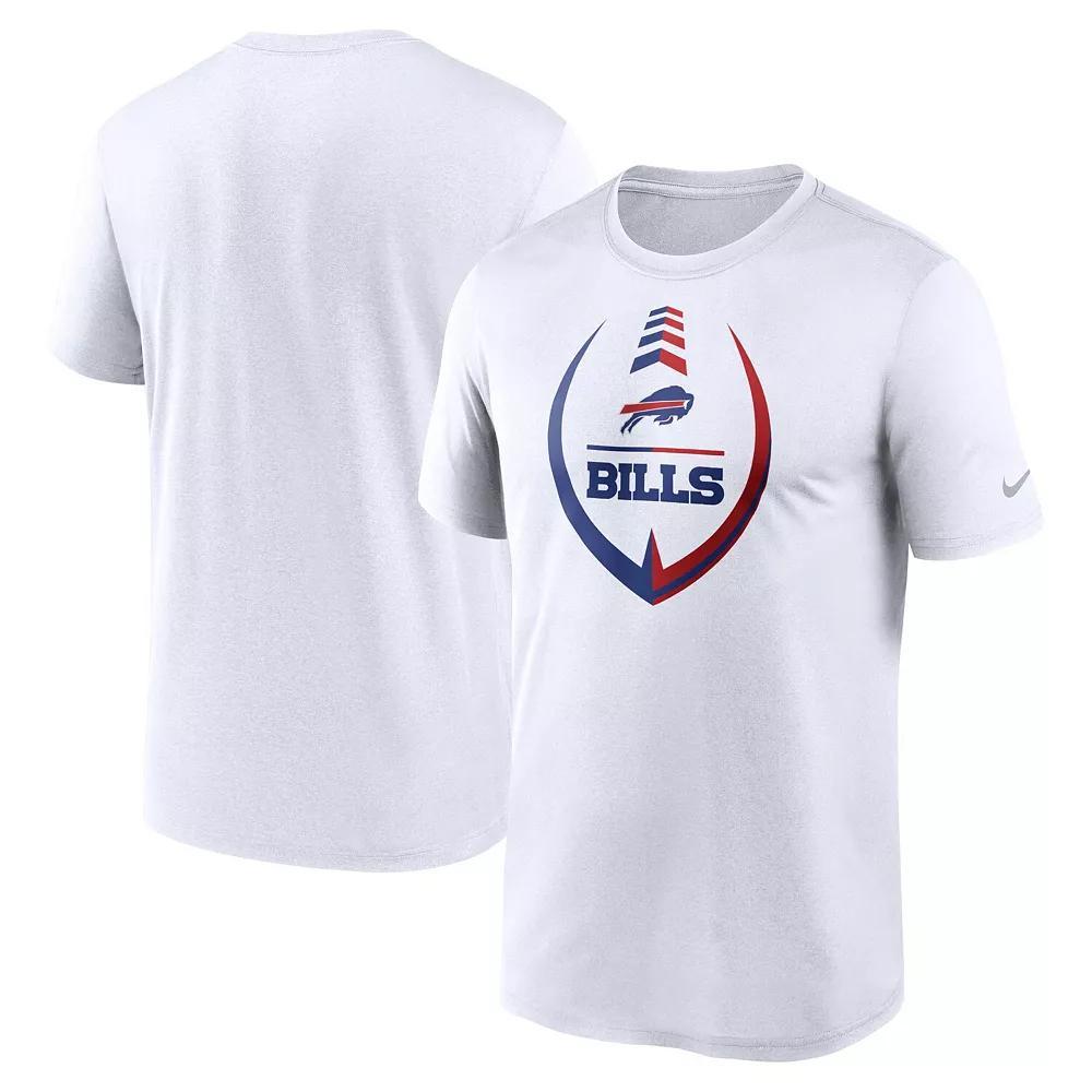 Men's Nike White Buffalo Bills Icon Legend Performance T-Shirt, Size: 3XL Product Image