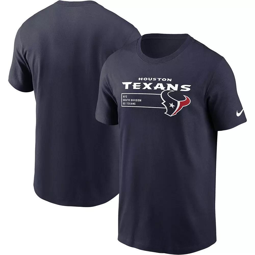 Men's Nike Black Carolina Panthers Essential Blitz Lockup T-Shirt, Size: Medium Product Image