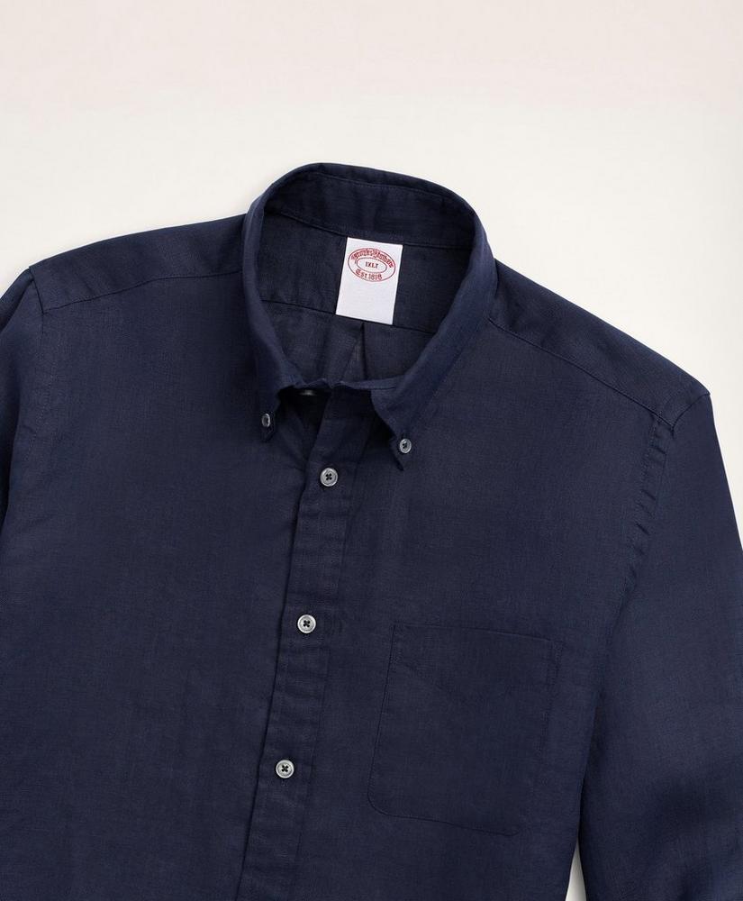 Big & Tall Sport Shirt, Irish Linen Product Image
