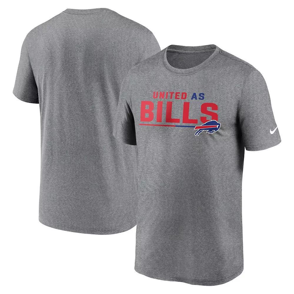 Men's Nike Heather Gray LSU Tigers Primetime Legend Wordmark T-Shirt, Size: Large, Grey Product Image