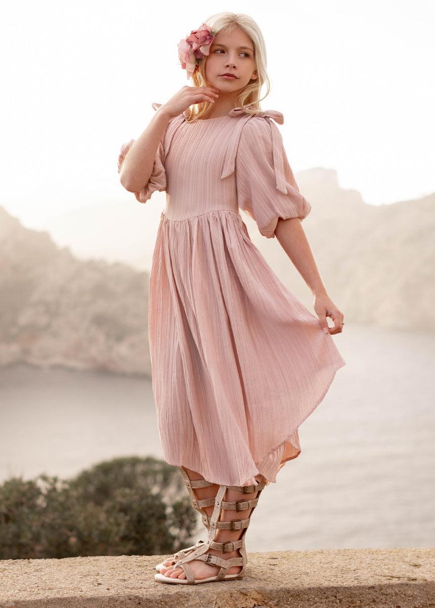 Maylie Dress in Desert Shell Girls Product Image