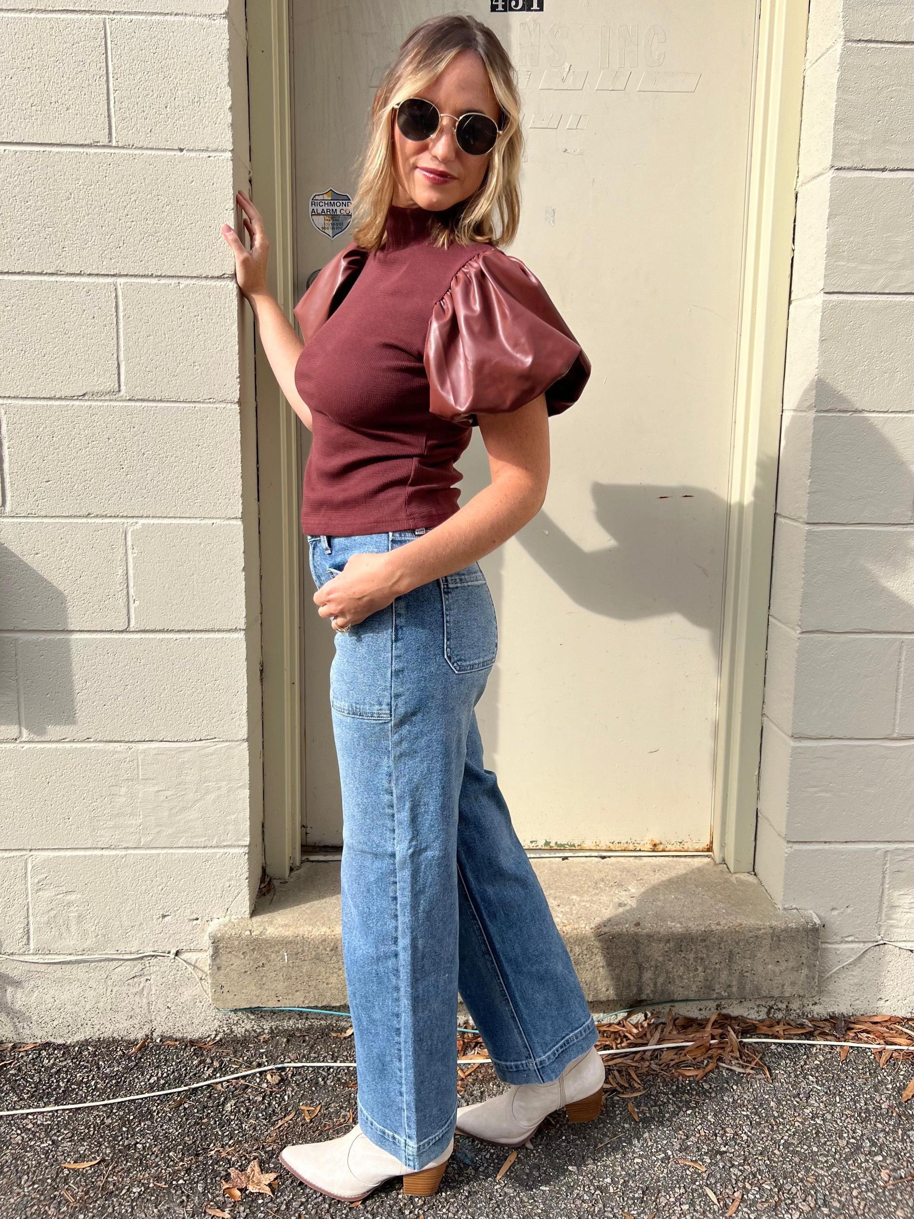 Carter Utility Wide Leg Jeans Product Image