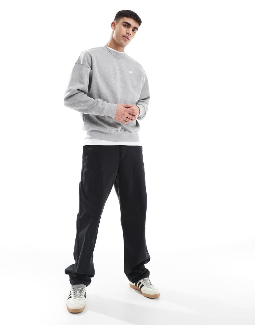 Pull&Bear STWD sweatshirt in gray Product Image