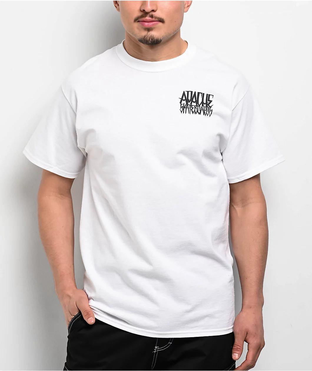 Apache Basket White T-Shirt Product Image
