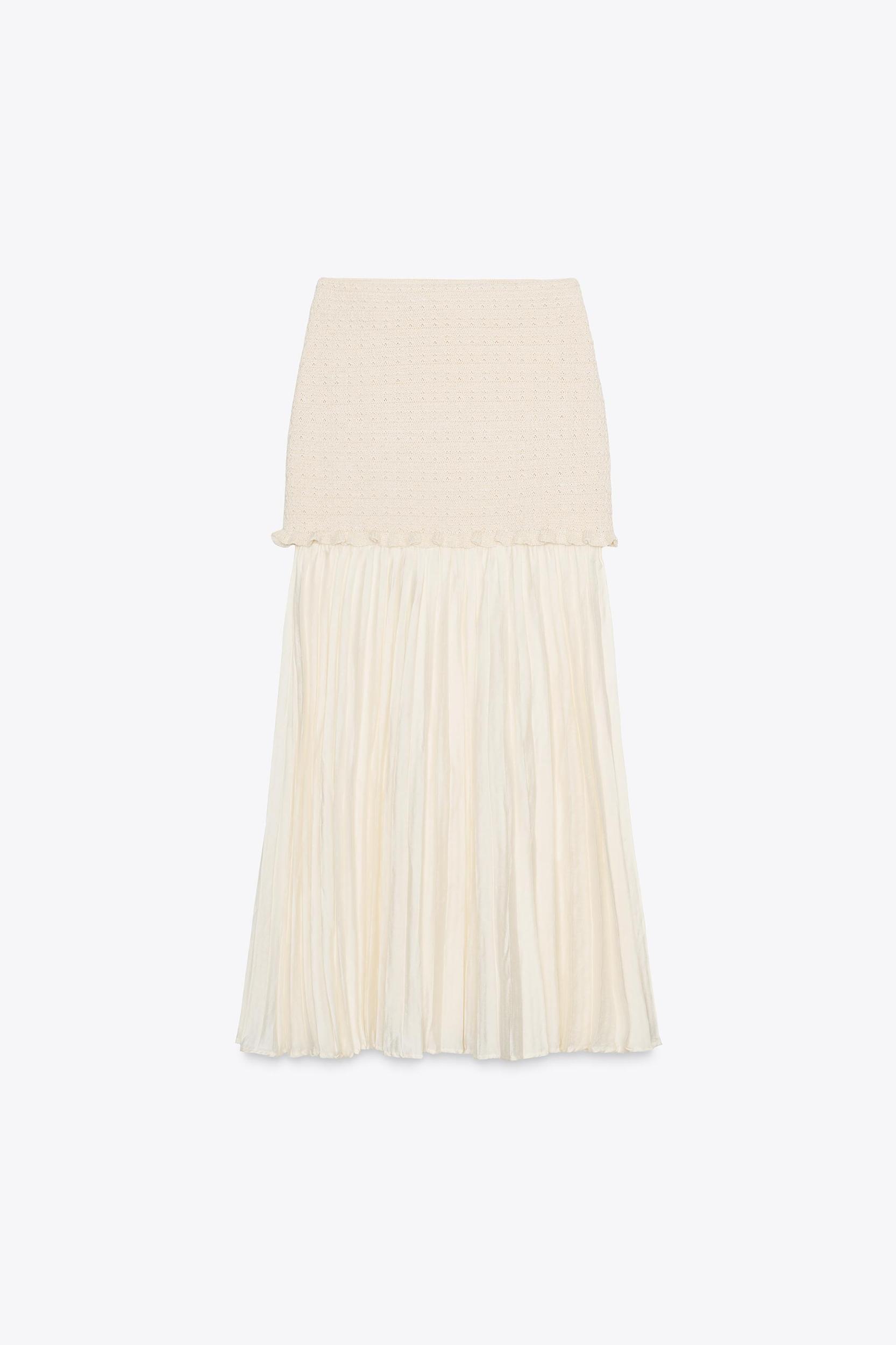COMBINED KNIT SKIRT Product Image