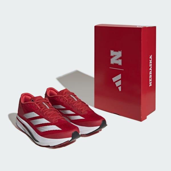 adidas Nebraska Adizero SL2 Running Shoes Team Power Red 2 M 9 / W 10 Unisex Product Image