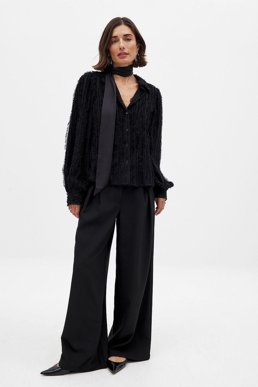 Fringe Long Sleeve Shirt Product Image