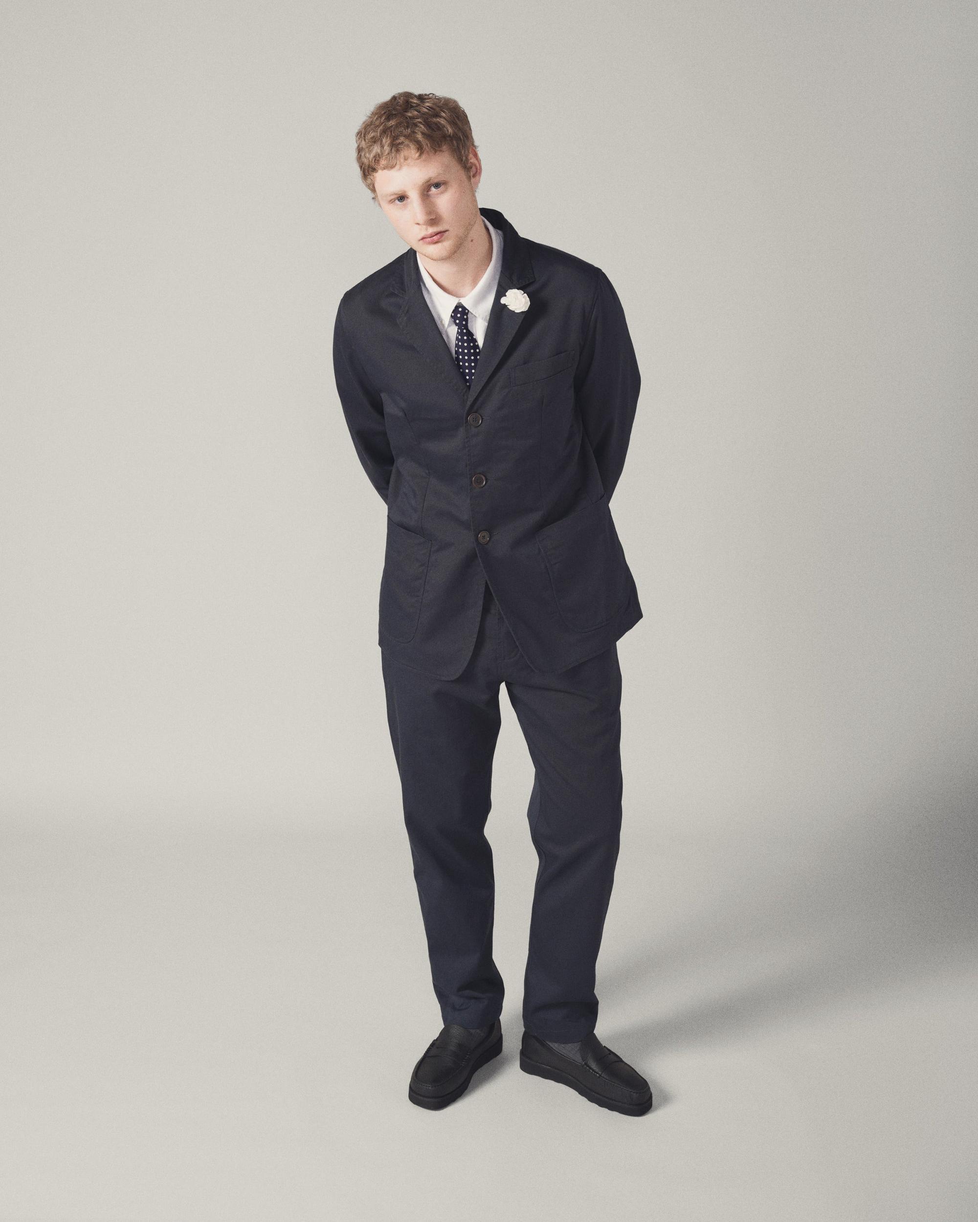 Black Twill London Jacket Product Image