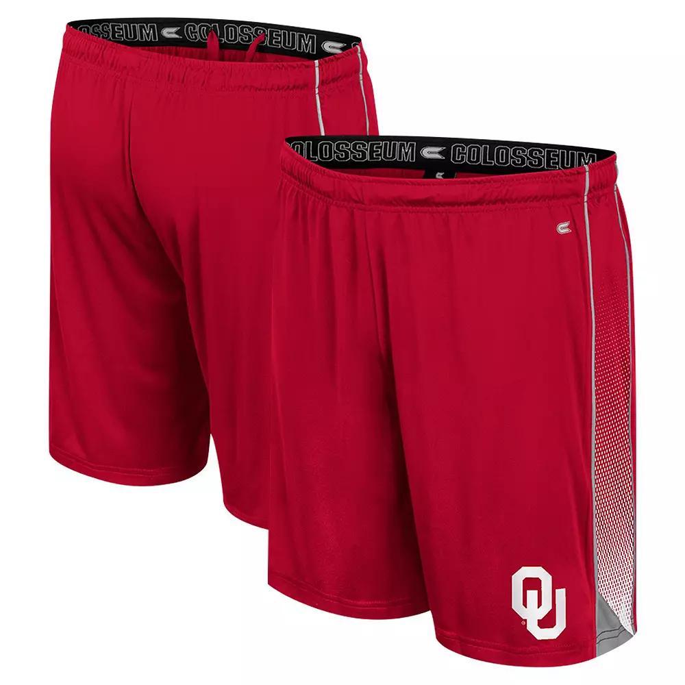 Men's Colosseum Crimson Oklahoma Sooners Online Shorts, Size: 2XL, Red Product Image