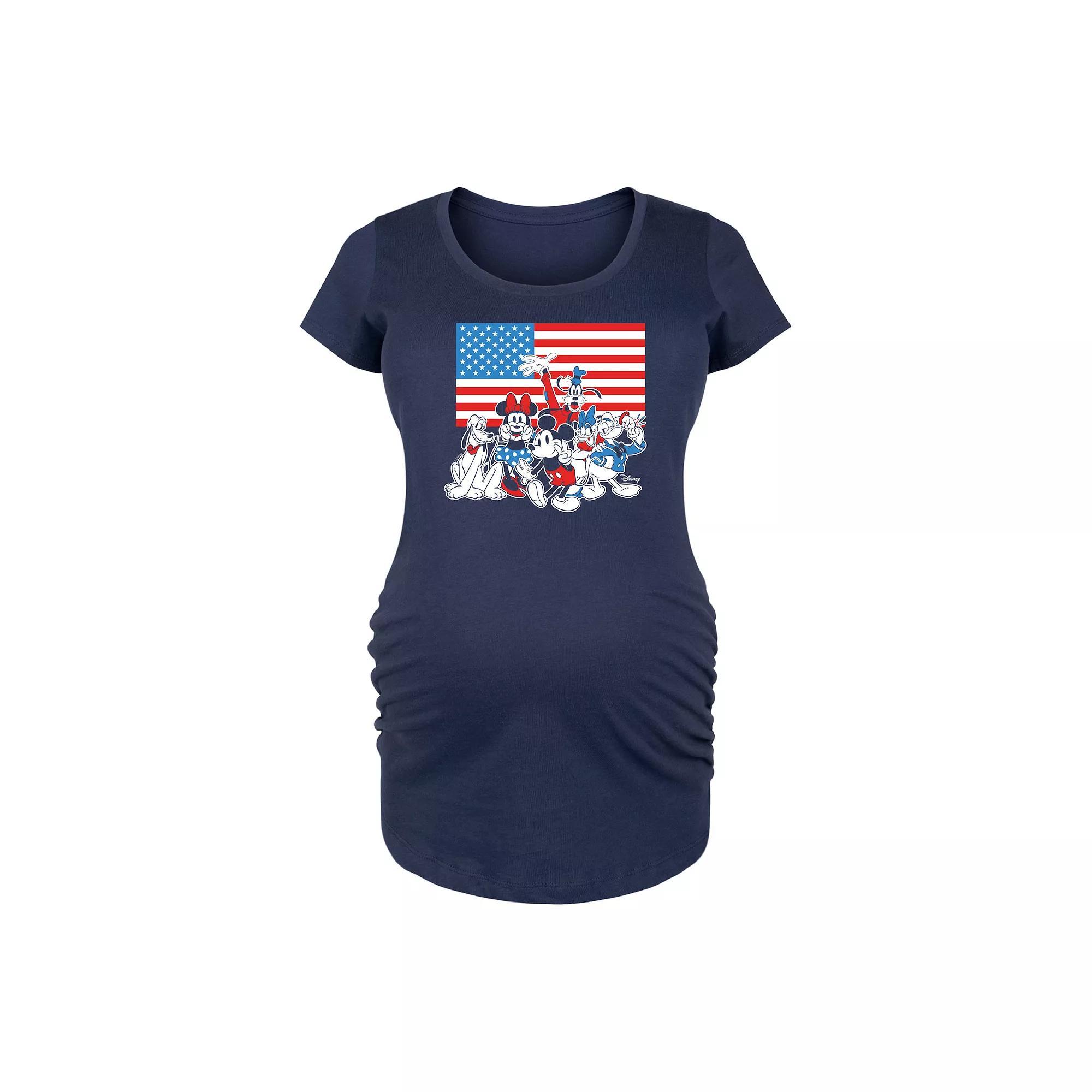 Maternity Apparently I Have An Attitude Graphic Tee, Womens Blue Product Image