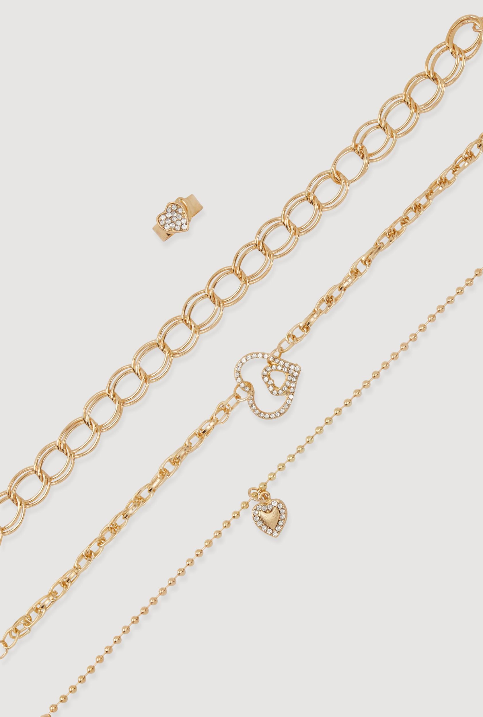 Cubic Zirconia Y Necklace and Drop Earrings Female Product Image