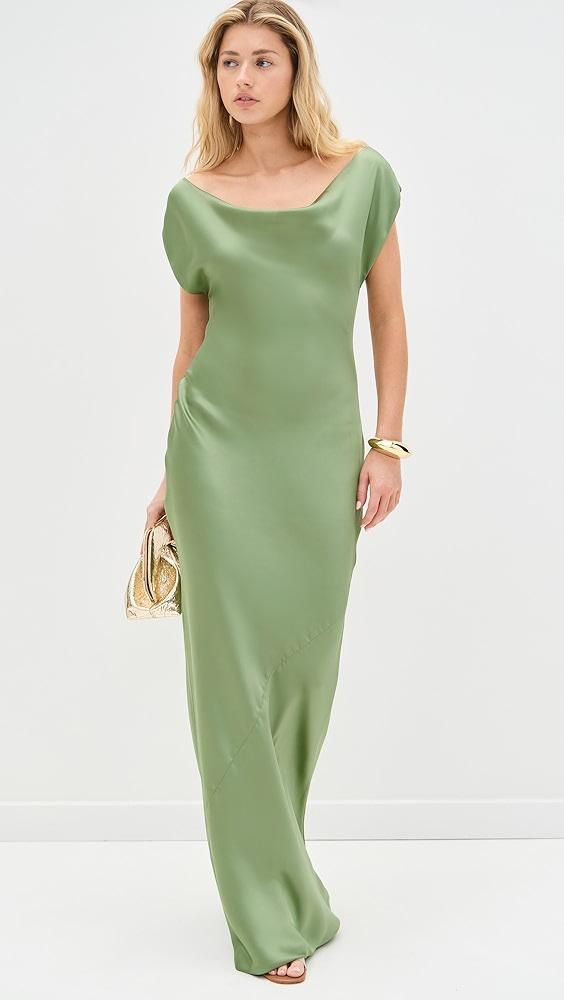 Norma Kamali Cap Sleeve Maria Gown | Shopbop Product Image