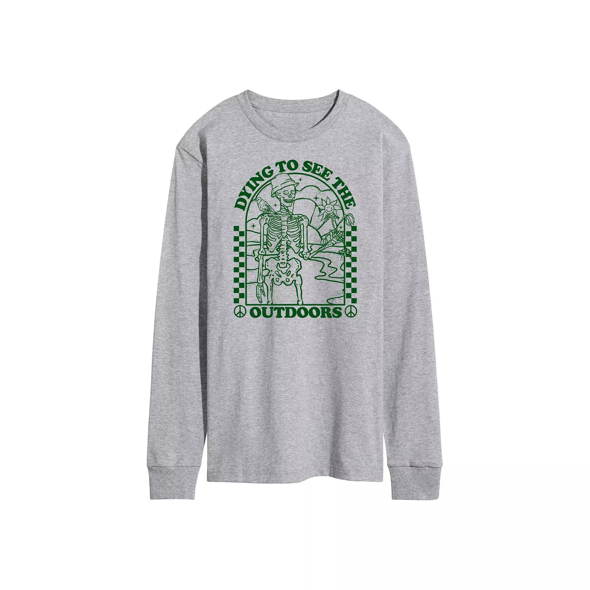 Mens Dying To See Outdoors Tee Product Image
