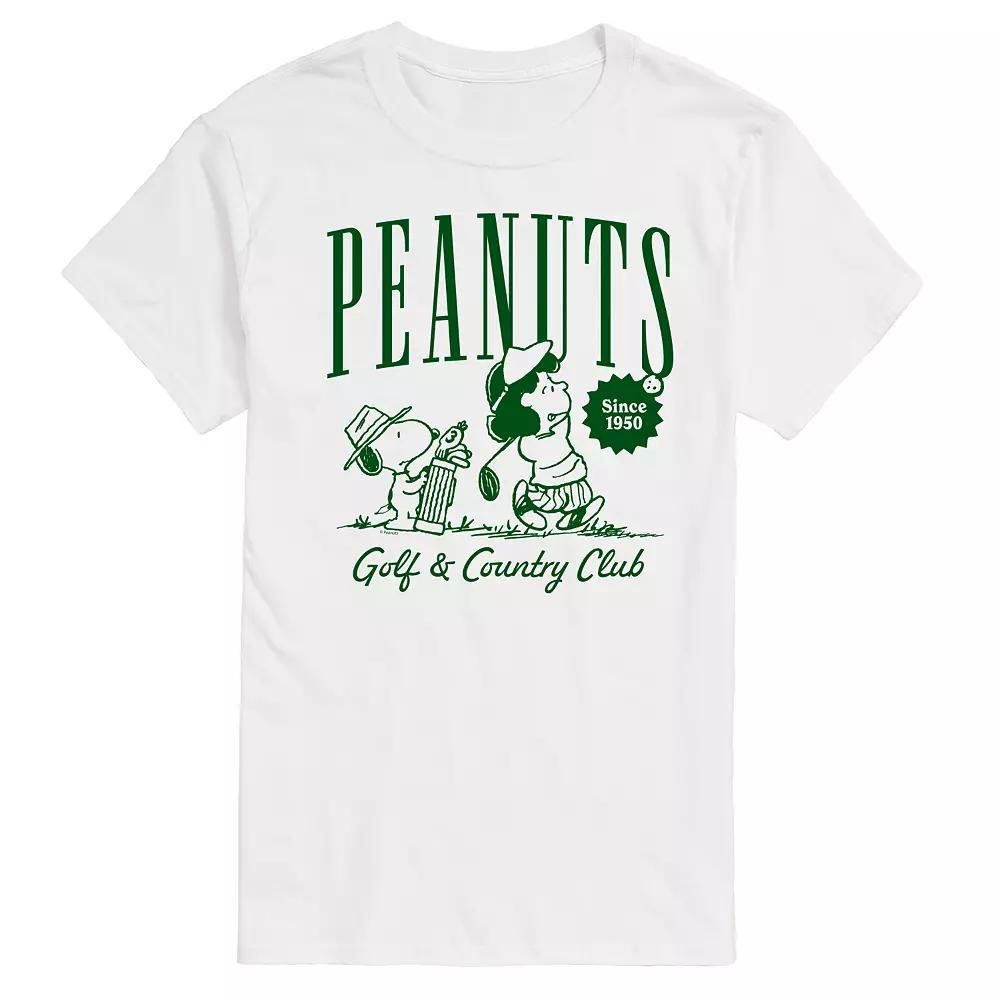 Big & Tall Peanuts Golf & Country Club Graphic Tee, Mens Product Image
