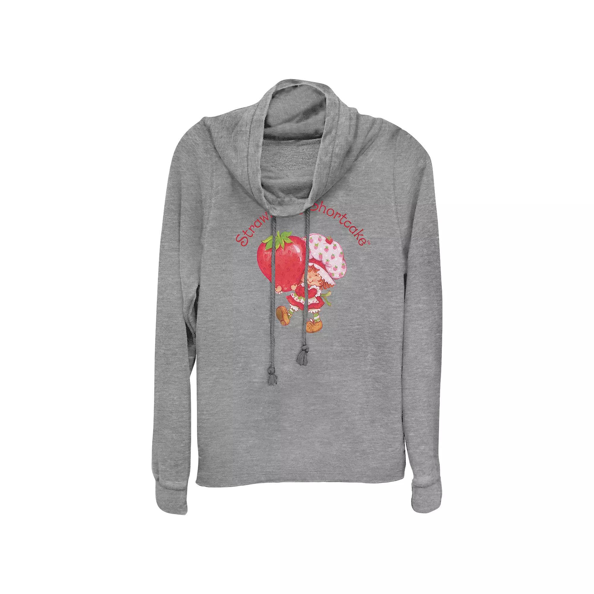 Women's Moon Sun And Stars Cowlneck Graphic Lightweight Long Sleeve, Girl's, Size: Small, Gray Grey Product Image