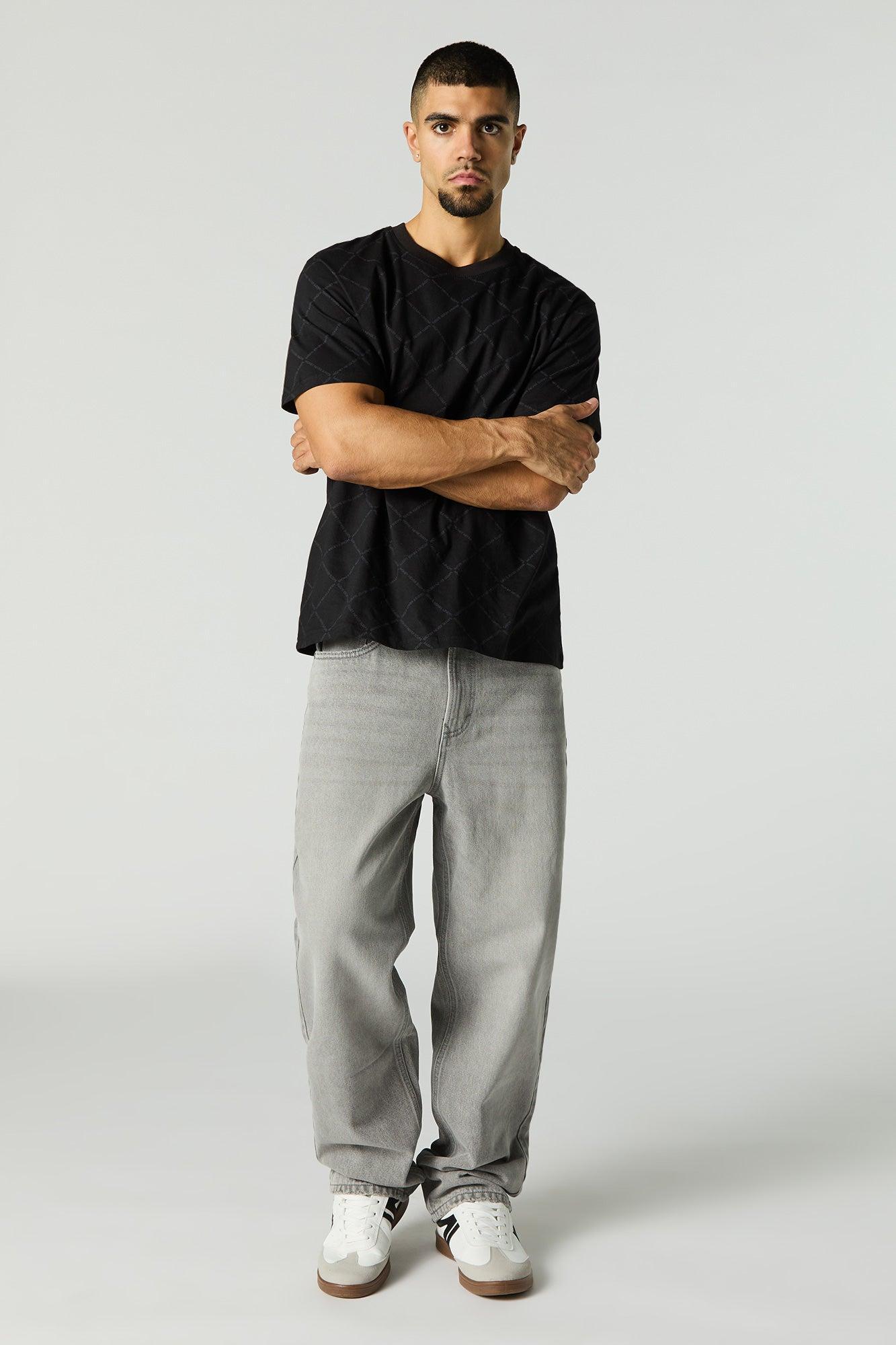 Monogram Print T-Shirt Male Product Image