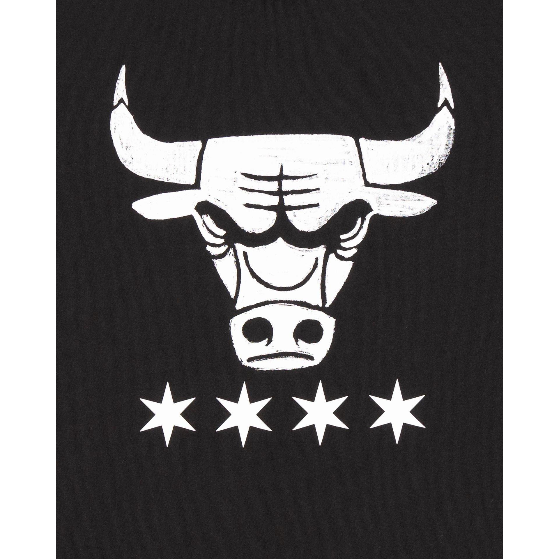 Chicago Bulls 2023 City Edition Black T-Shirt Male Product Image