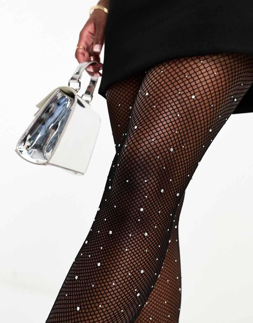 Glamorous 40 denier embellished tights Product Image