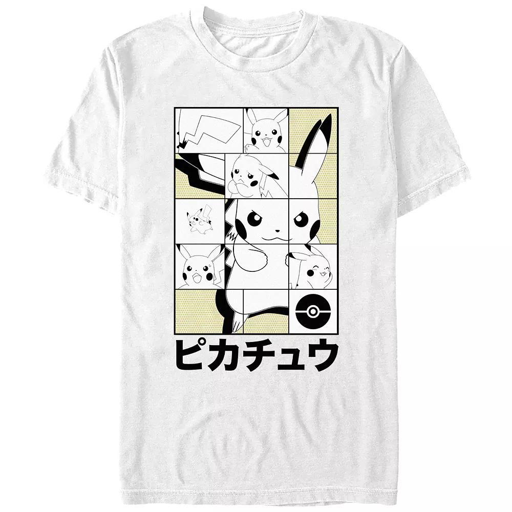Men's Comfort Colors® Pokemon Pikachu Puzzle Box Graphic Tee, Size: XXL, White Product Image