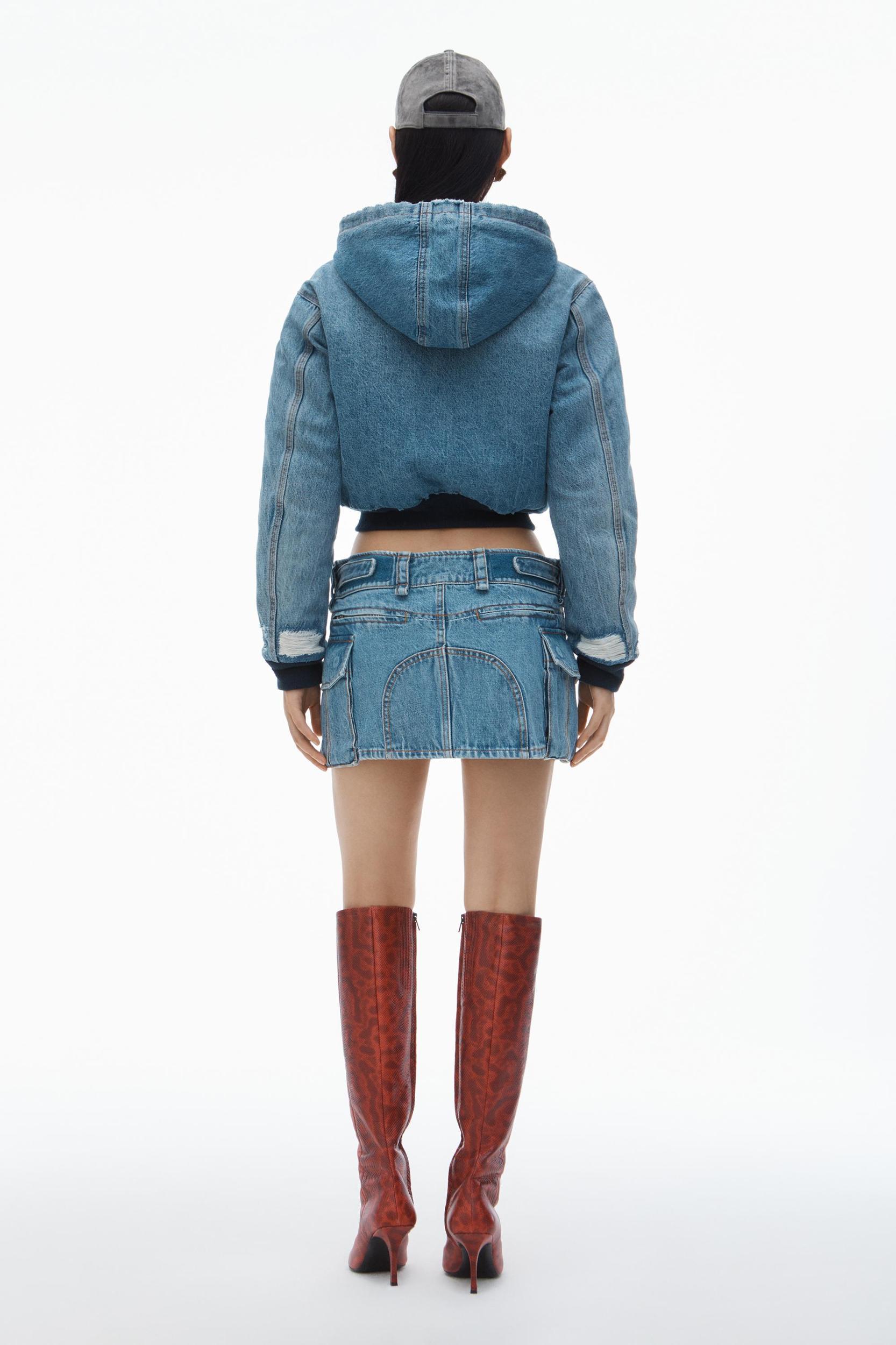 Mid-rise Cargo Pocket Miniskirt Product Image