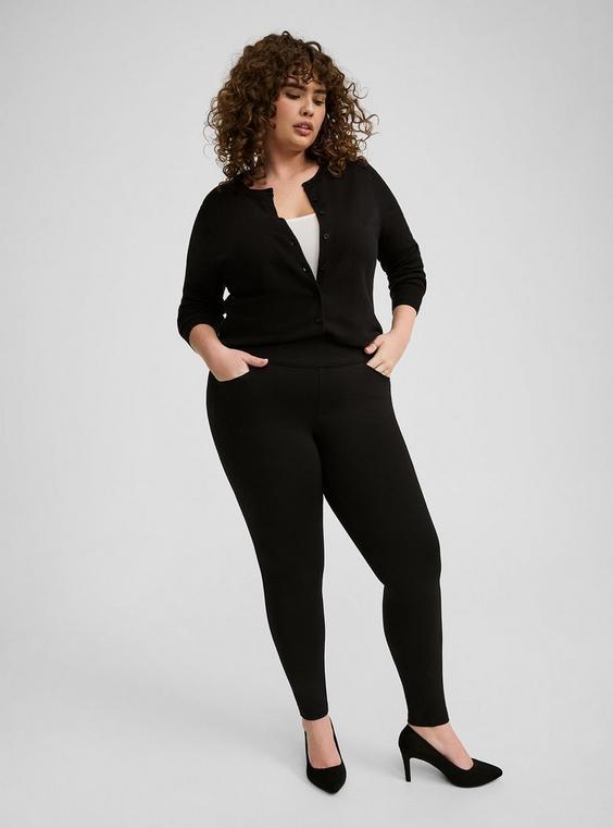 High-Rise Pixie Luxe Ponte Skinny Pant Product Image