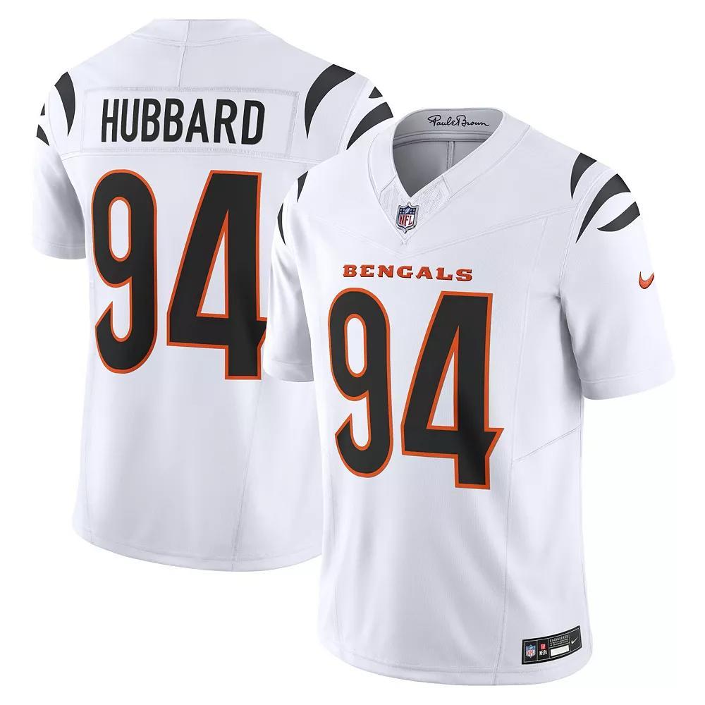 Men's Nike Sam Hubbard White Cincinnati Bengals Vapor F.U.S.E. Limited Jersey, Size: Large Product Image