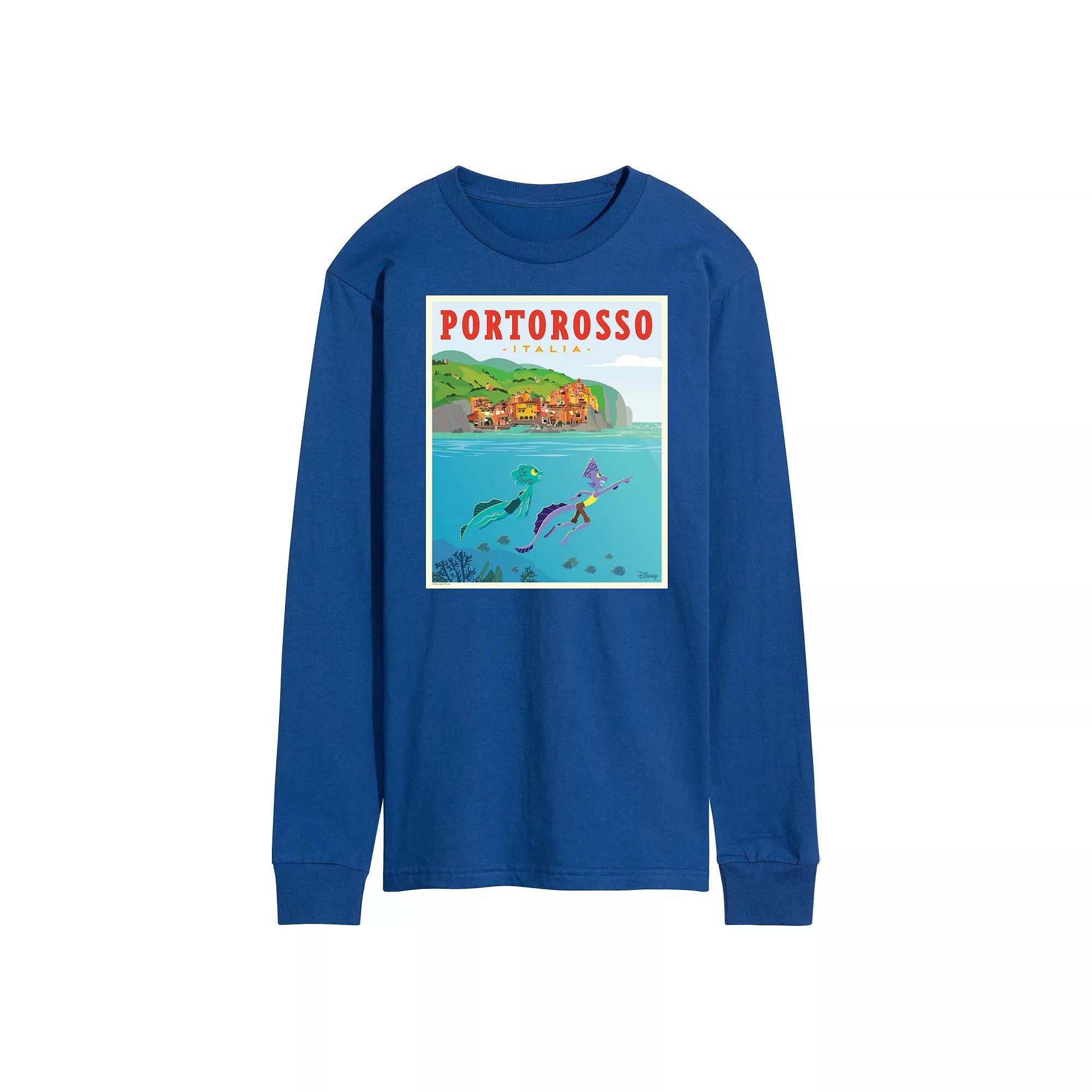 Disneys Luca Mens Italy Postcard Long Sleeve Product Image