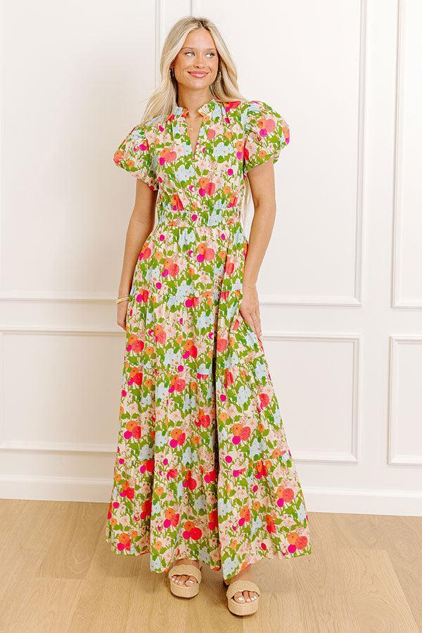 Dahlia Daydream Floral Maxi Dress Product Image