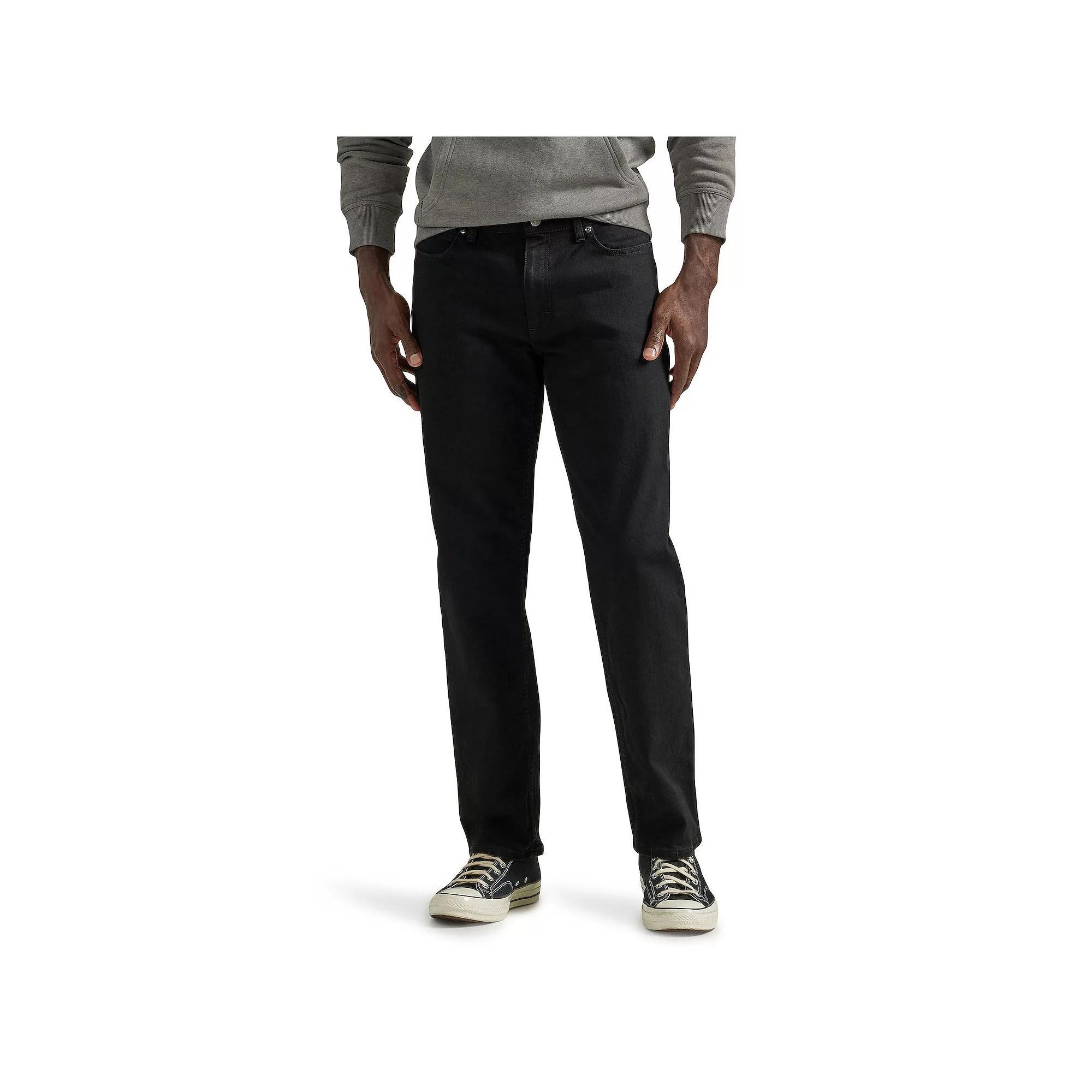 Men's Lee® Legendary Relaxed-Fit Straight-Leg Jeans, Size: 32 X 32, Overdye Black Product Image