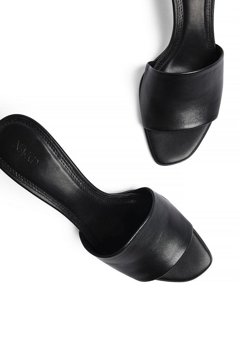 Leather Mules Product Image