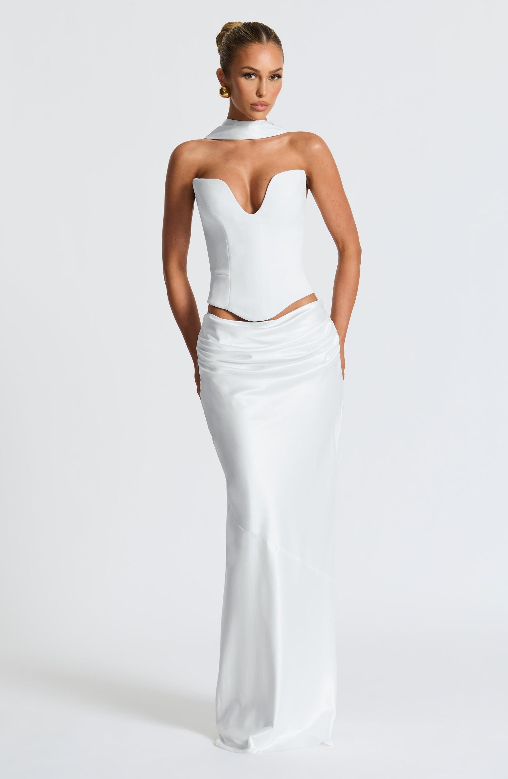 Bernadette Maxi Skirt - Ivory Product Image