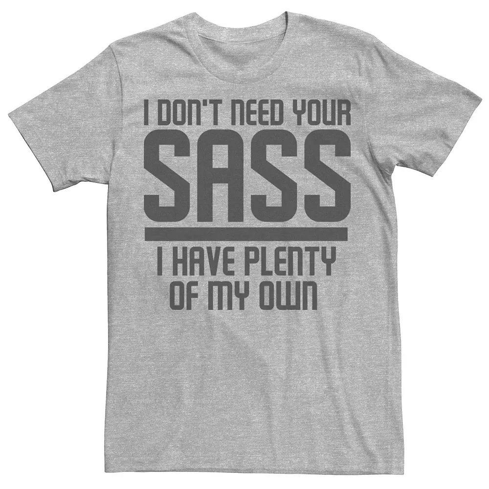 Men's Fifth Sun Your Sass Text Tee, Size: Small, Athletic Grey Product Image