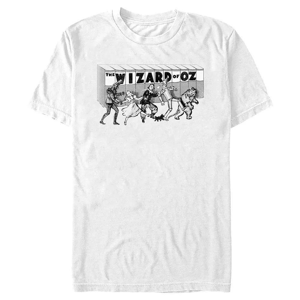 Men's The Wizard of OZ Archival Title Graphic Tee, Size: XS, White Product Image