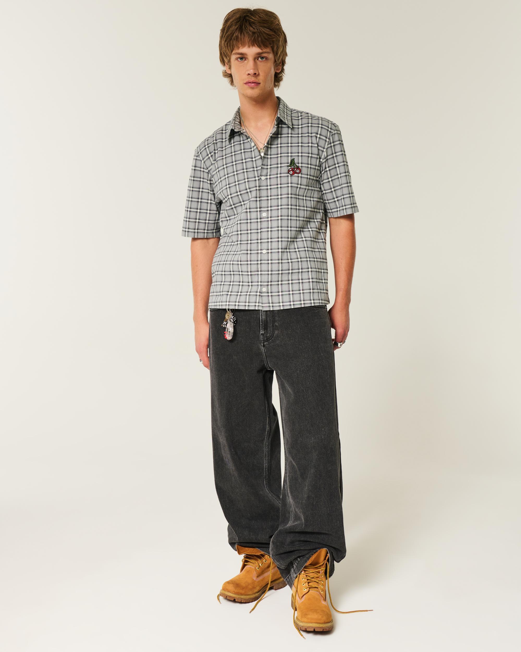 Boxy Short-Sleeve Shirt Product Image
