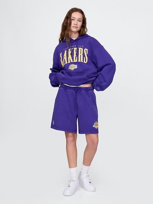 NBA Los Angeles Lakers Logo Heavyweight Hoodie Product Image