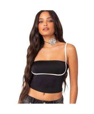 Womens Yang contrast strap tank top Product Image