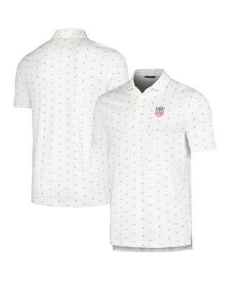 Mens LevelWear White Usmnt Rover Polo Shirt Product Image